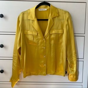 NWOT Amanda Uprichard 100% Silk Blouse